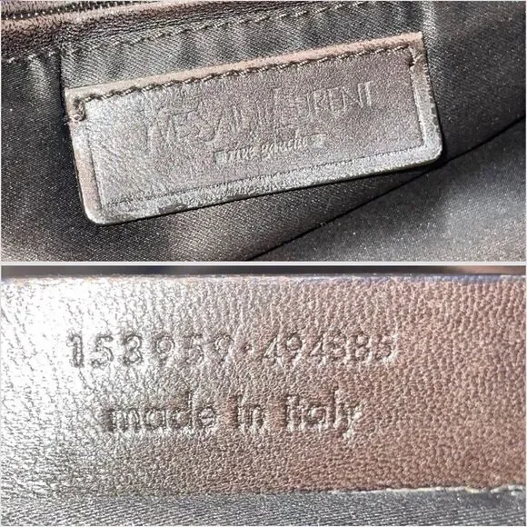 Authentic Yves Saint Laurent Brown Muse Leather Satchel - Picture 11 of 16